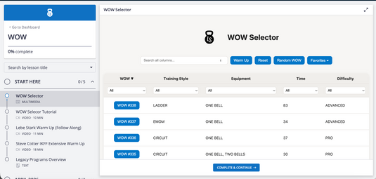 WOW – Workout of the Week | 300+ Follow-Along Kettlebell Workouts
